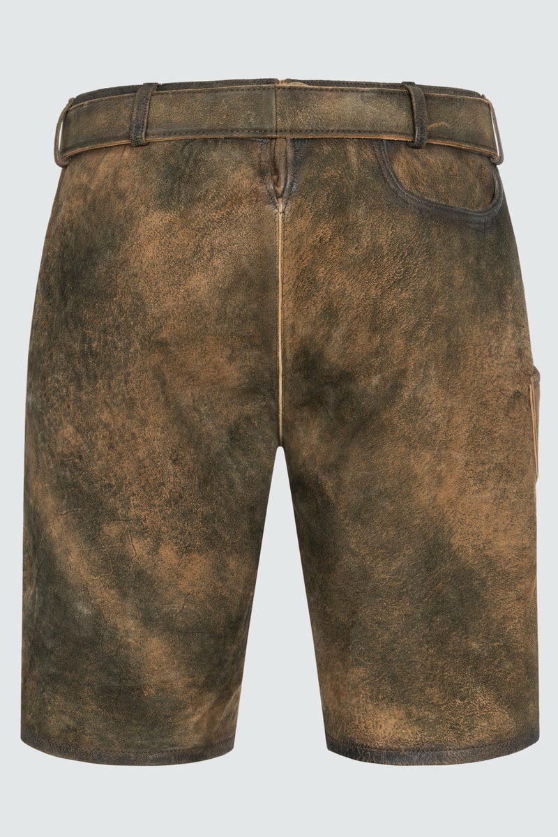 Lederhose Azzuro met riem