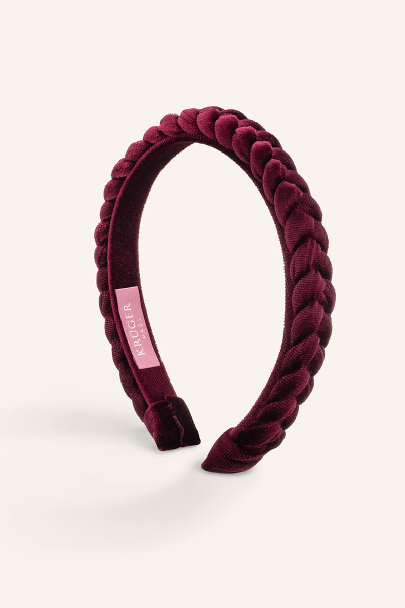 Smalle fluwelen haarband