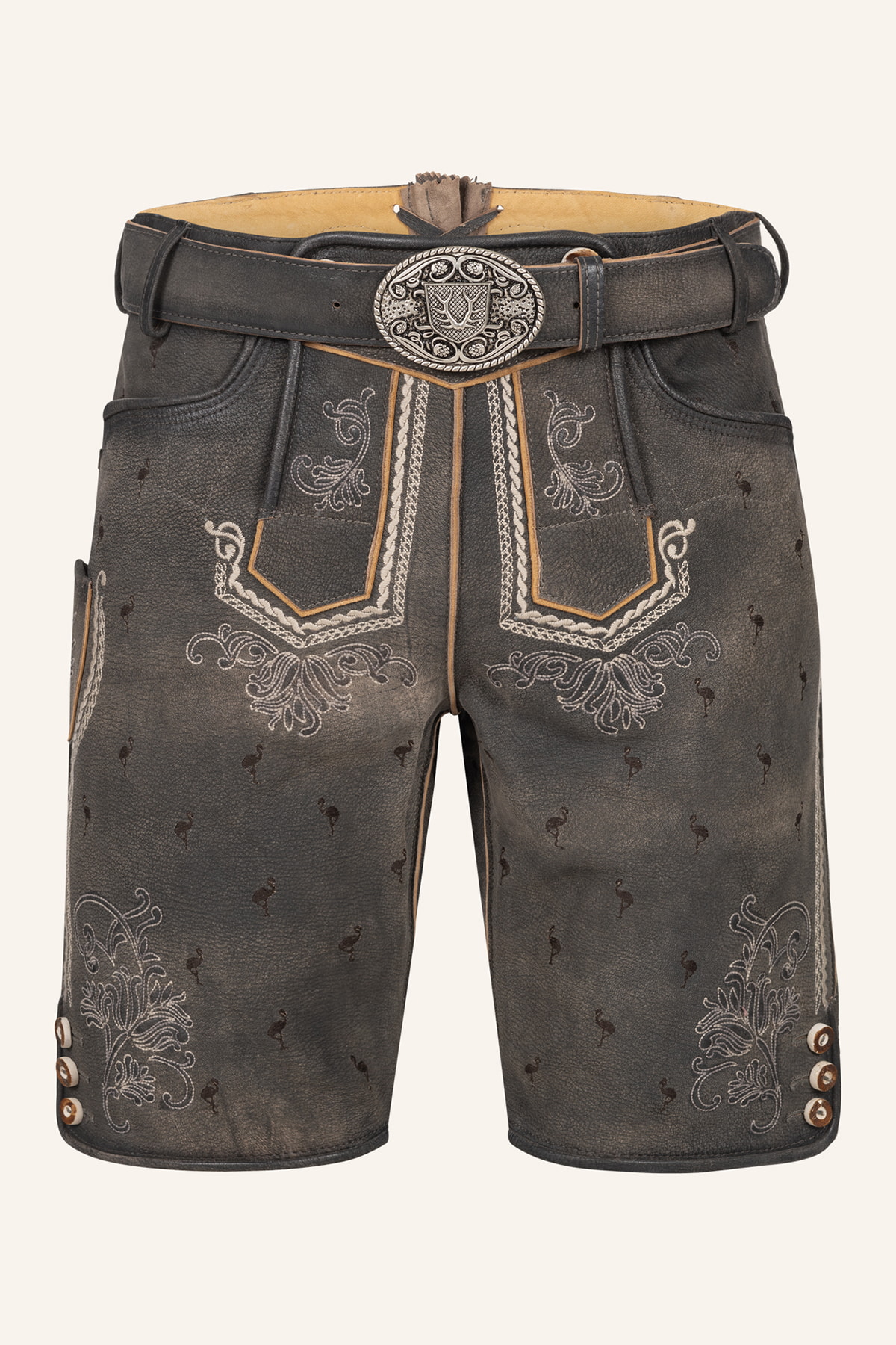Lederhose Udo met riem