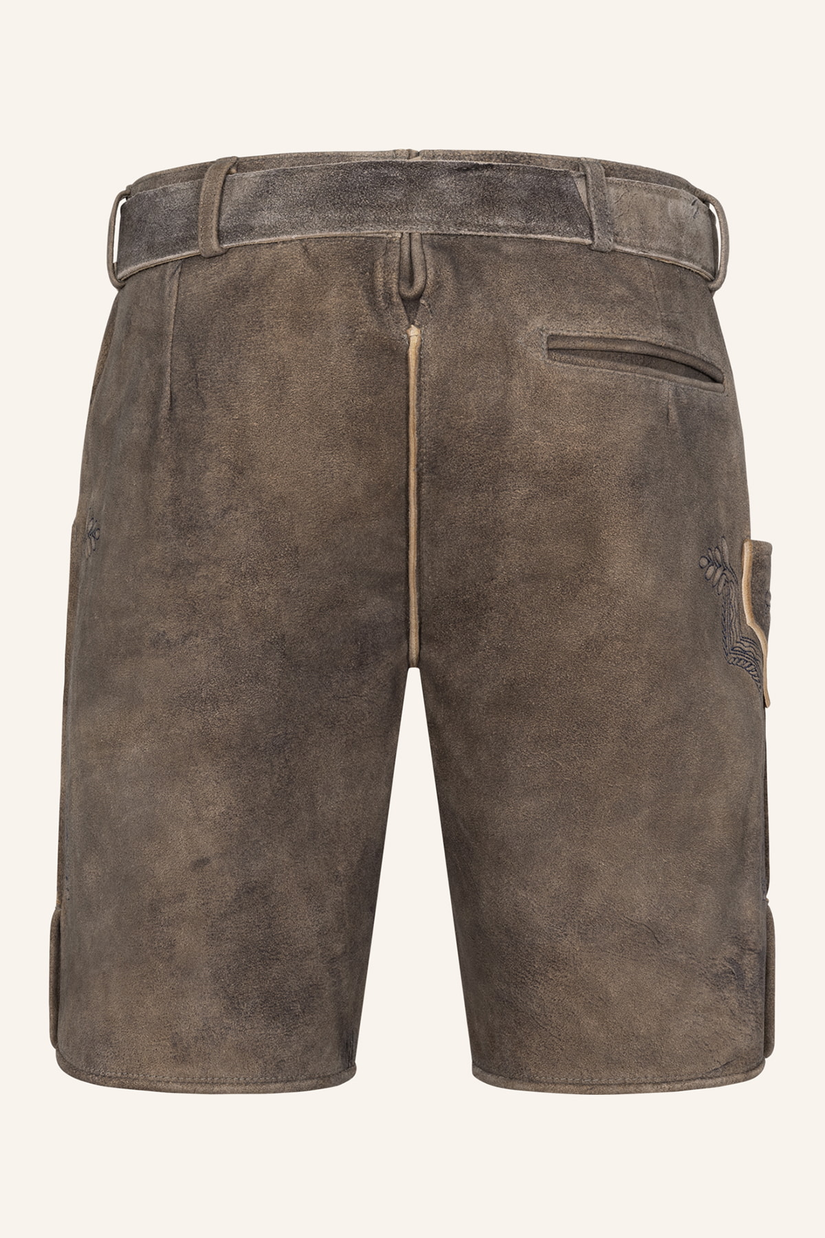Lederhose Karim met riem