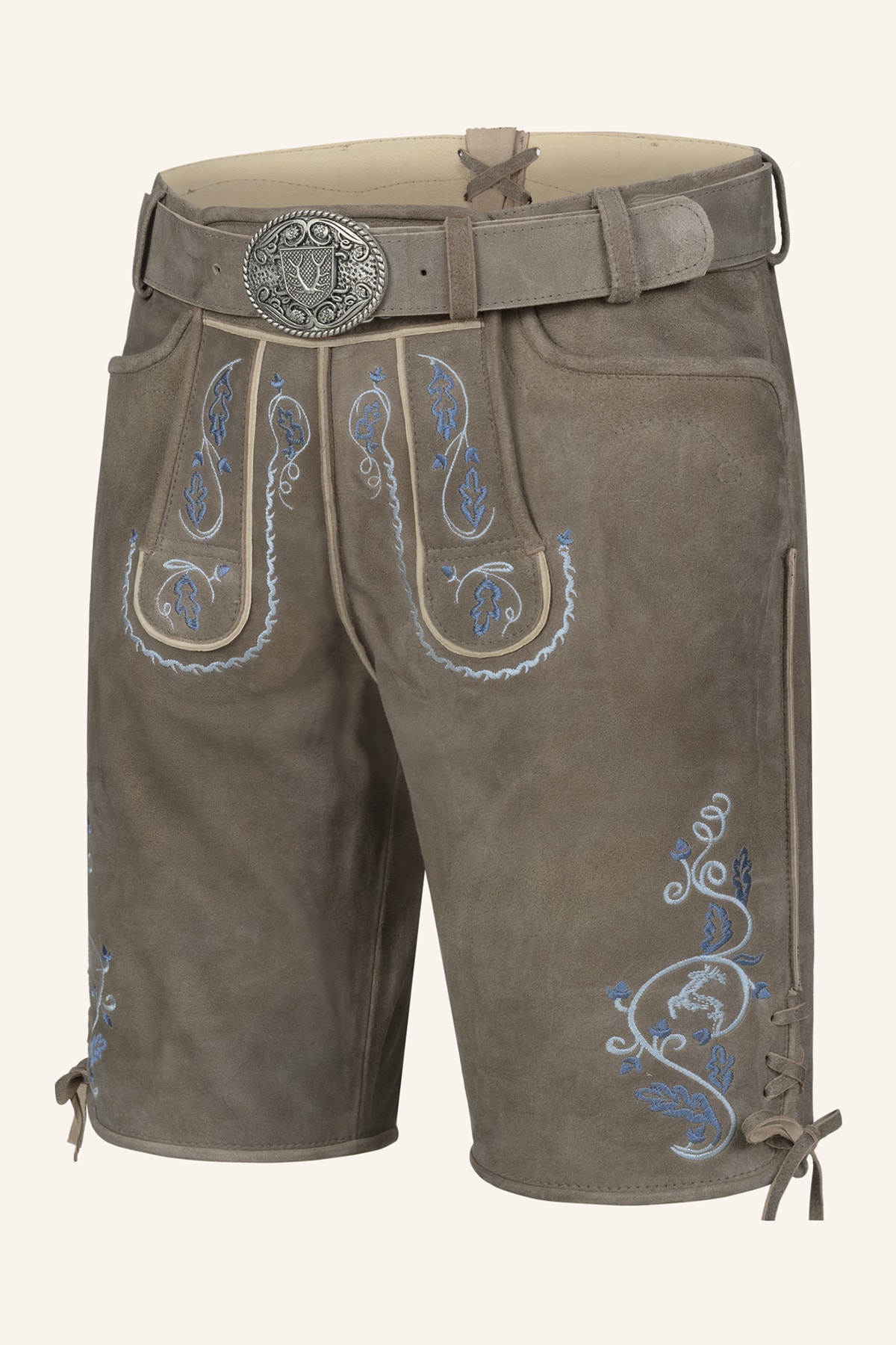 Lederhose Malik met riem