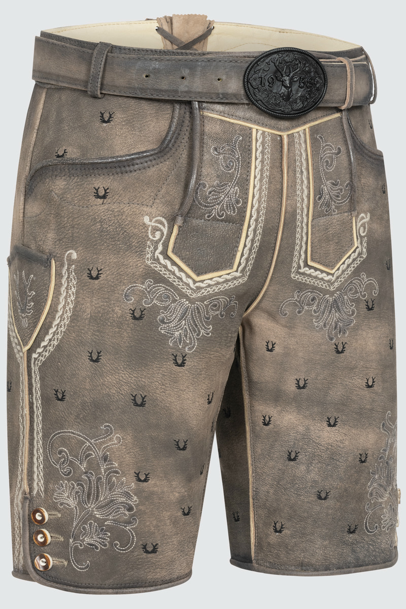Lederhose Harvey met riem