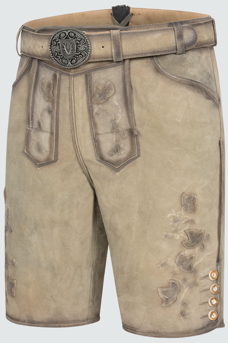 Lederhose Kai met riem
