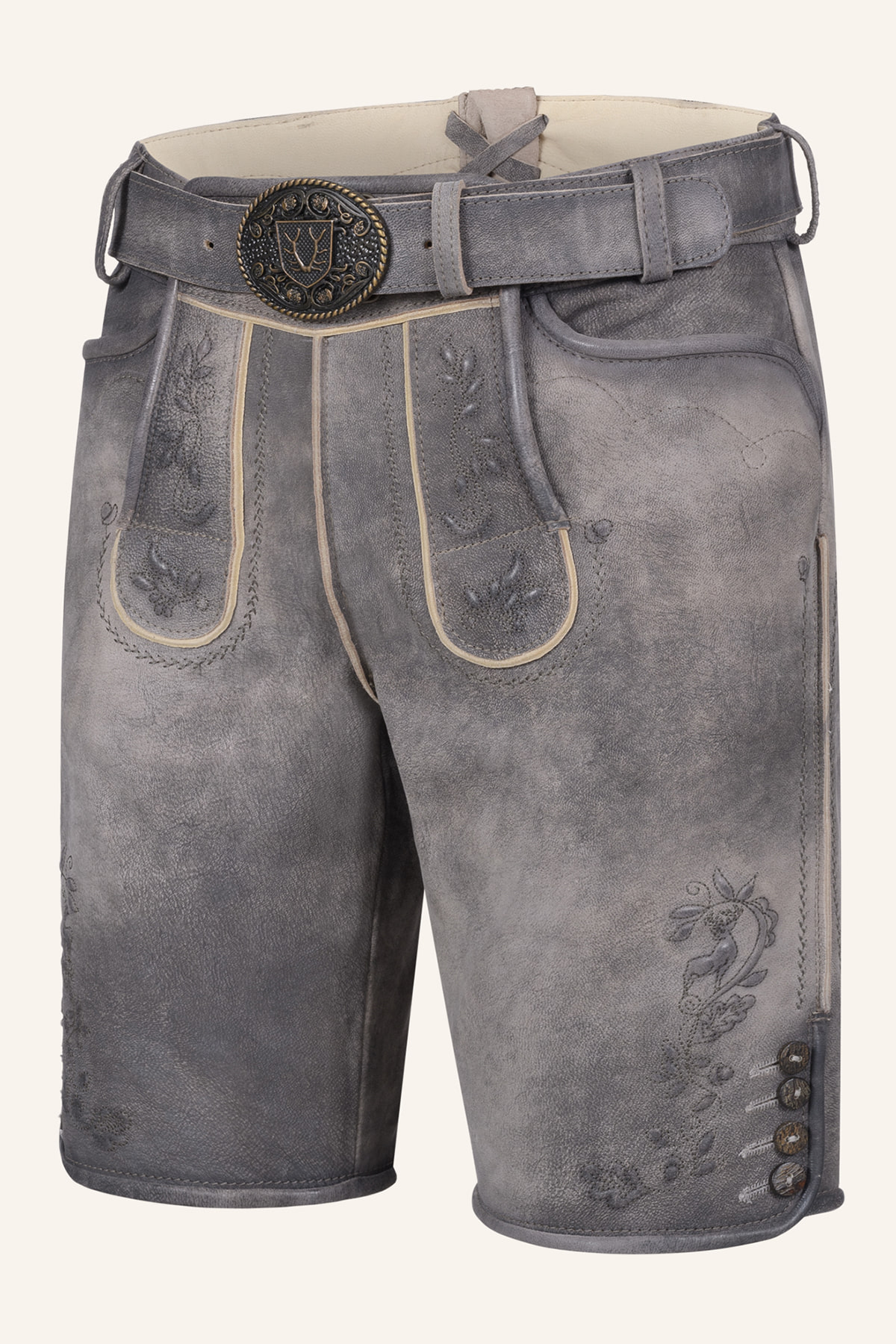 Lederhose Wincent met riem