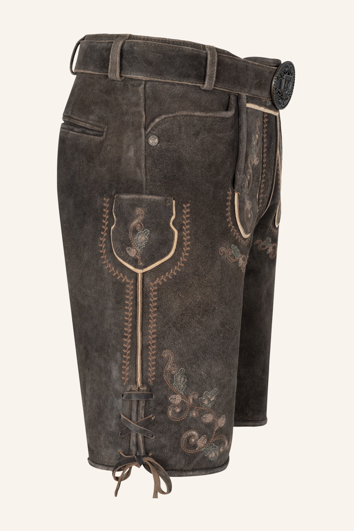Lederhose Emir met riem