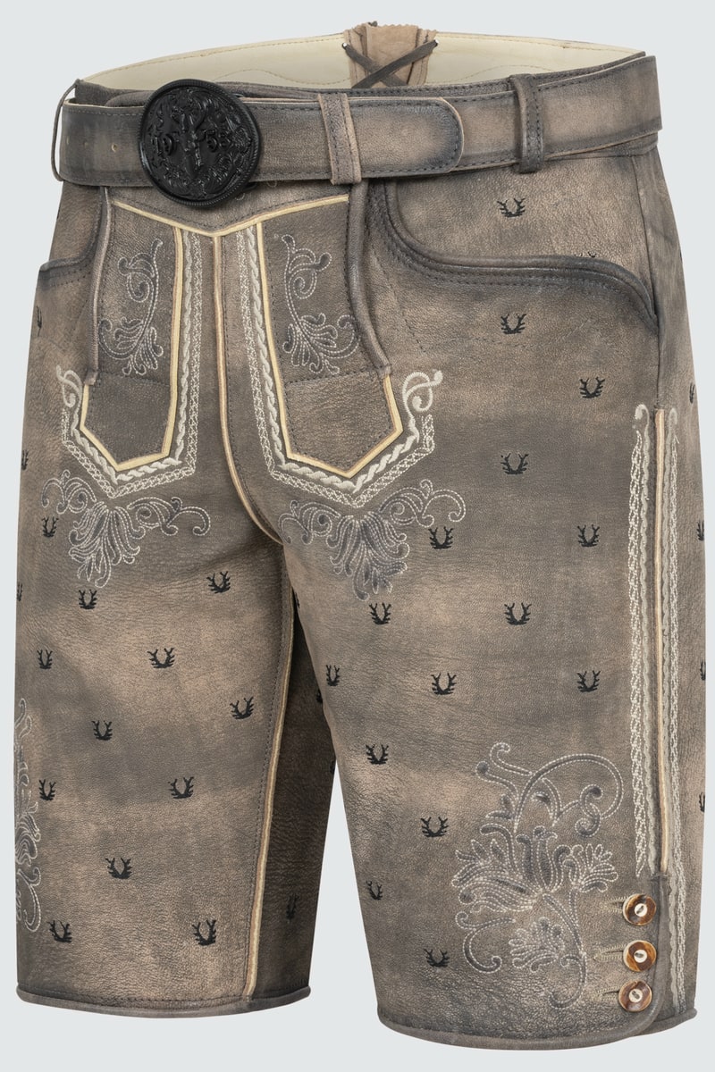 Lederhose Harvey met riem