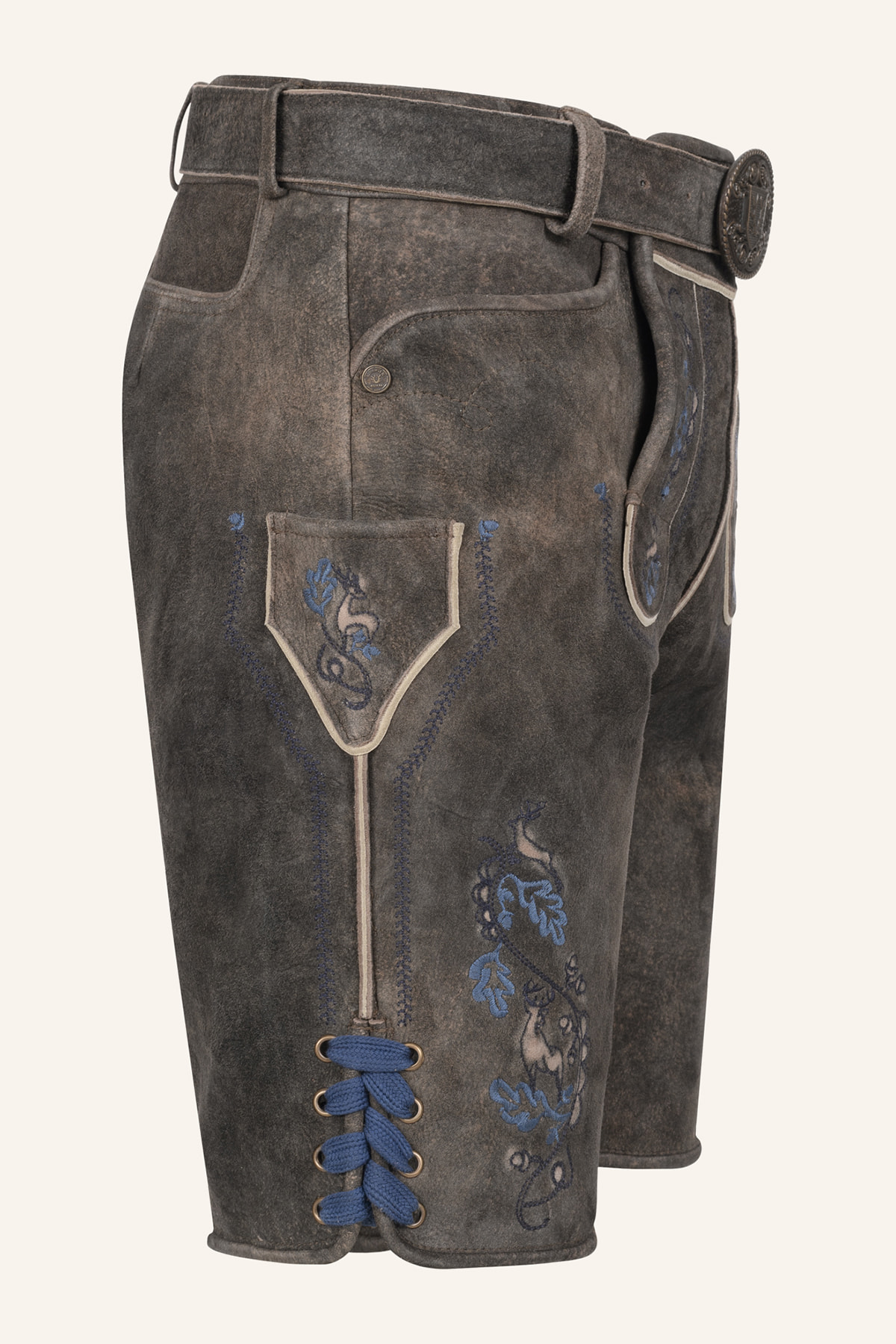 Lederhose Vasili met riem