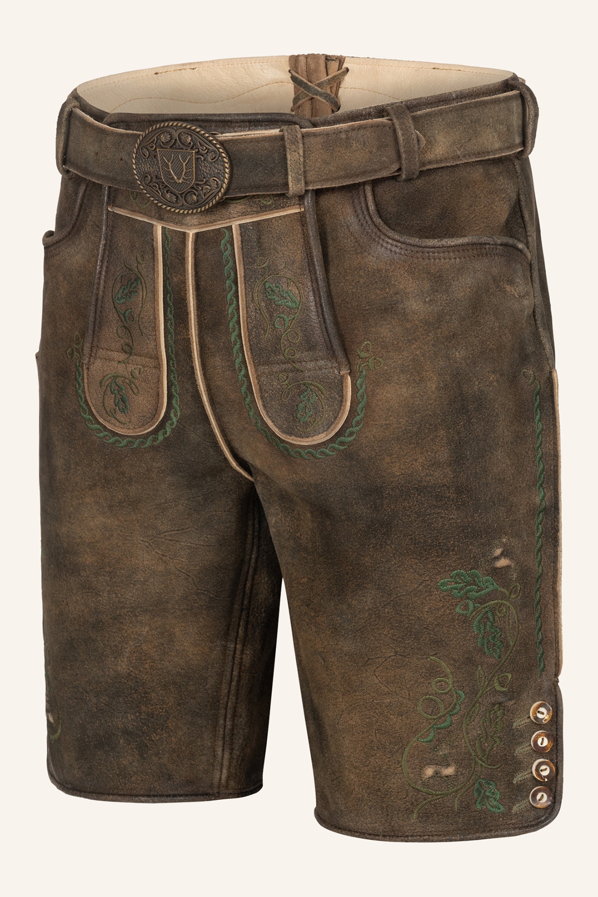 Lederhose Tarius met riem