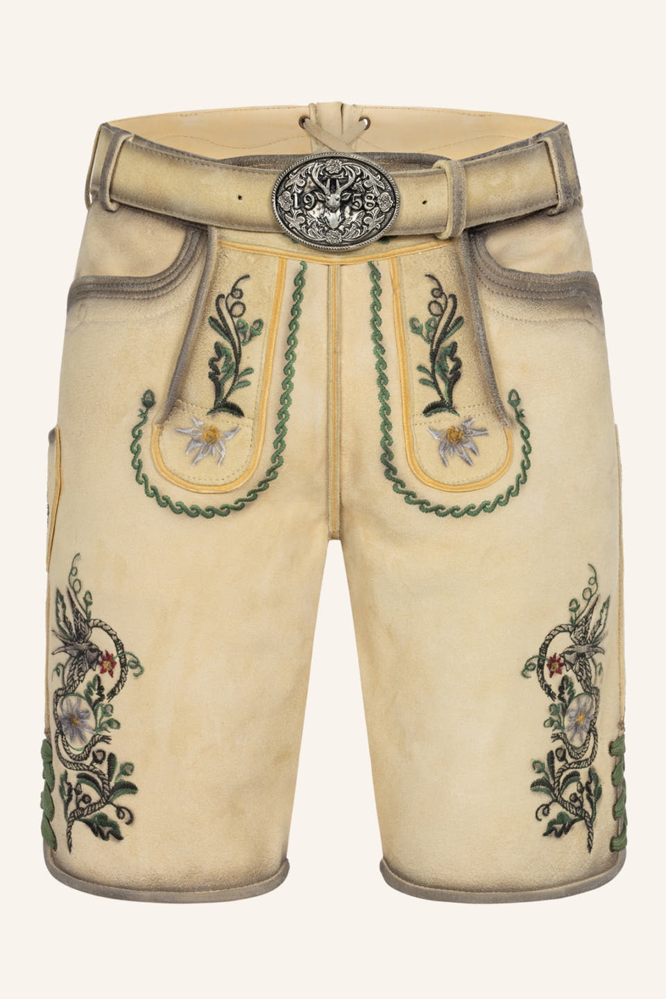 Lederhose Darian met riem