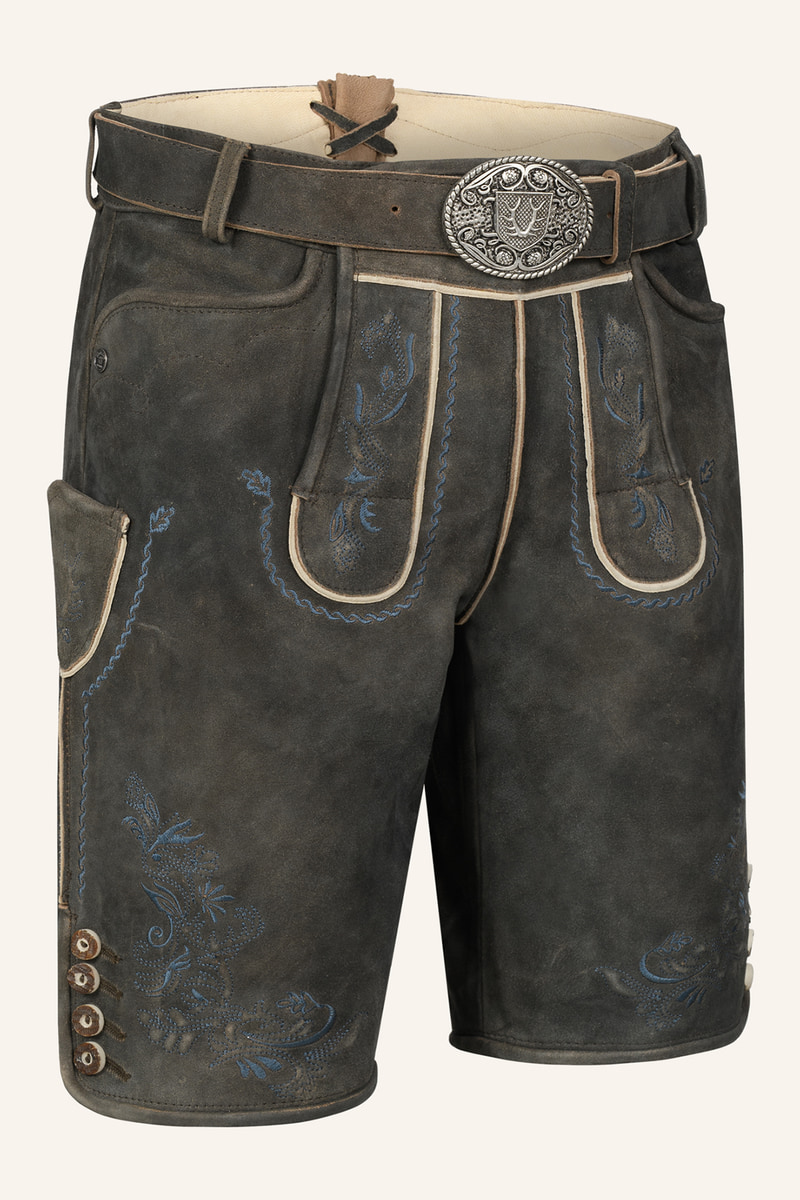 Lederhose Yanis met riem