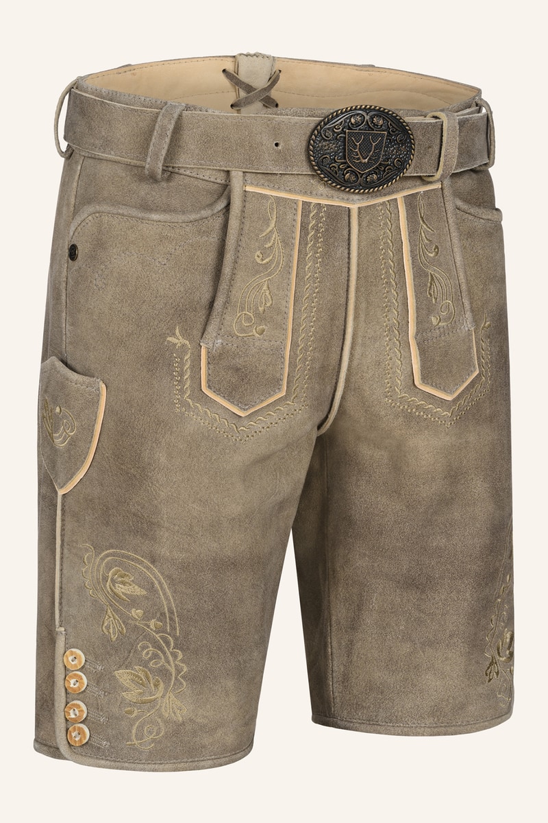 Lederhose Iwan met riem