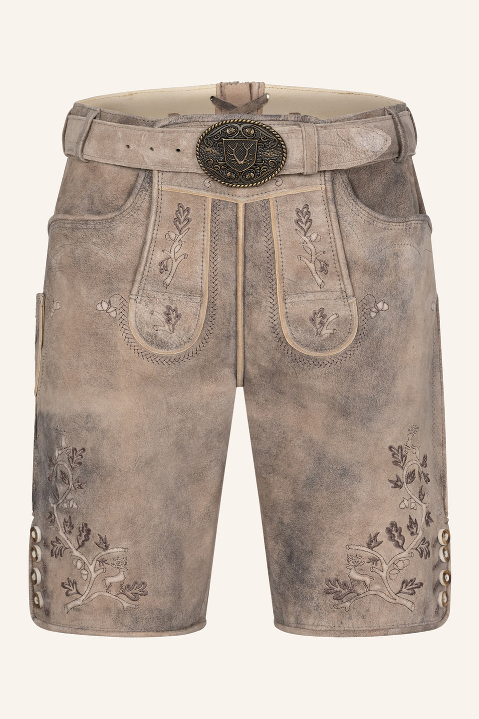 Lederhose Berno met riem