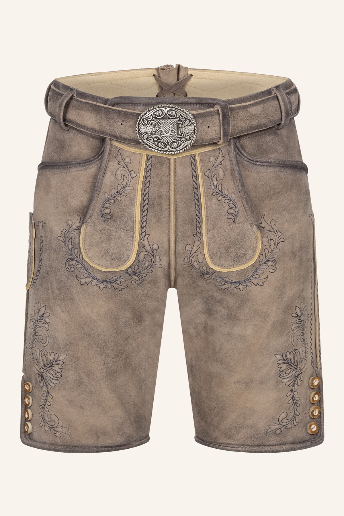 Lederhose Brandon met riem