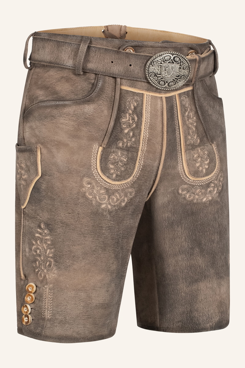 Lederhose Mailo met riem
