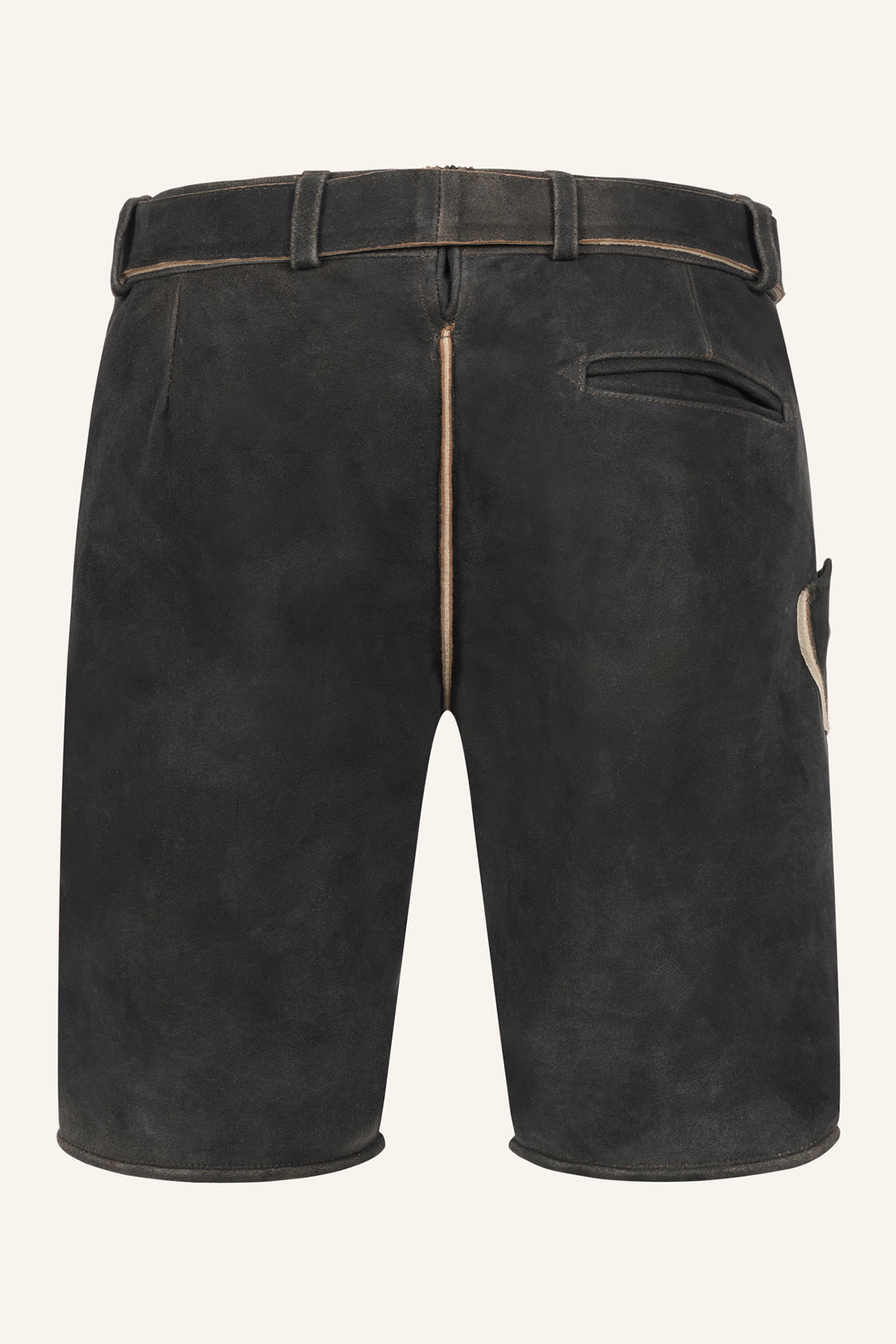 Lederhose Gaspar met riem
