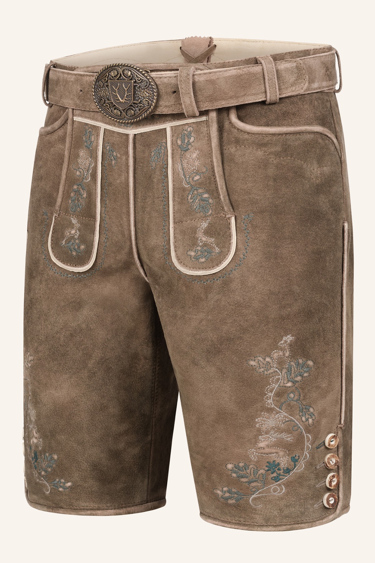 Lederhose Torin met riem