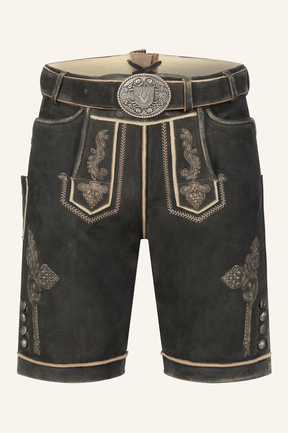 Lederhose Jakobus met riem 