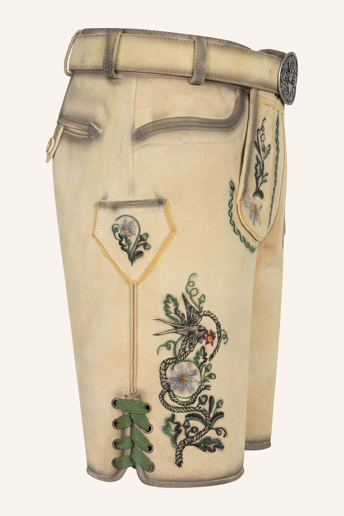 Lederhose Darian met riem