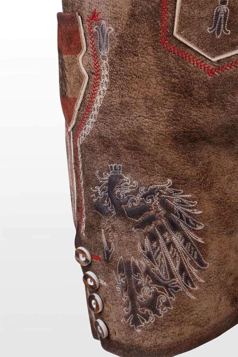 Lederhose Mei Hoamat met riem