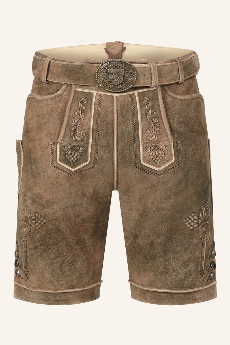 Lederhose Jakobus met riem 