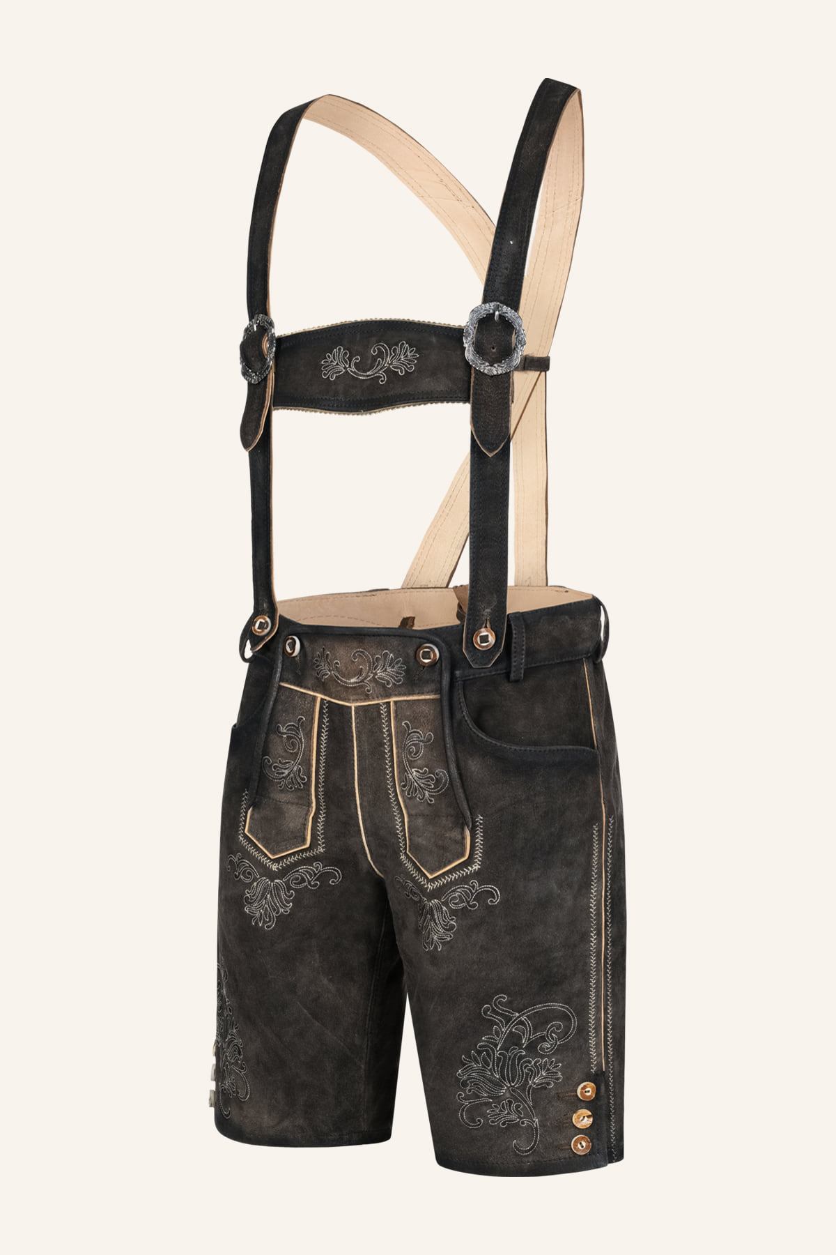 Lederhose Werno met bandjes