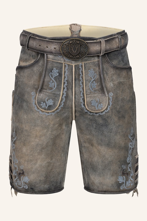 Lederhose Melo met riem