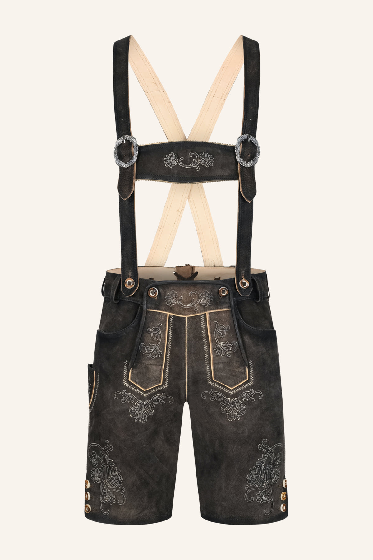 Lederhose Werno met bandjes