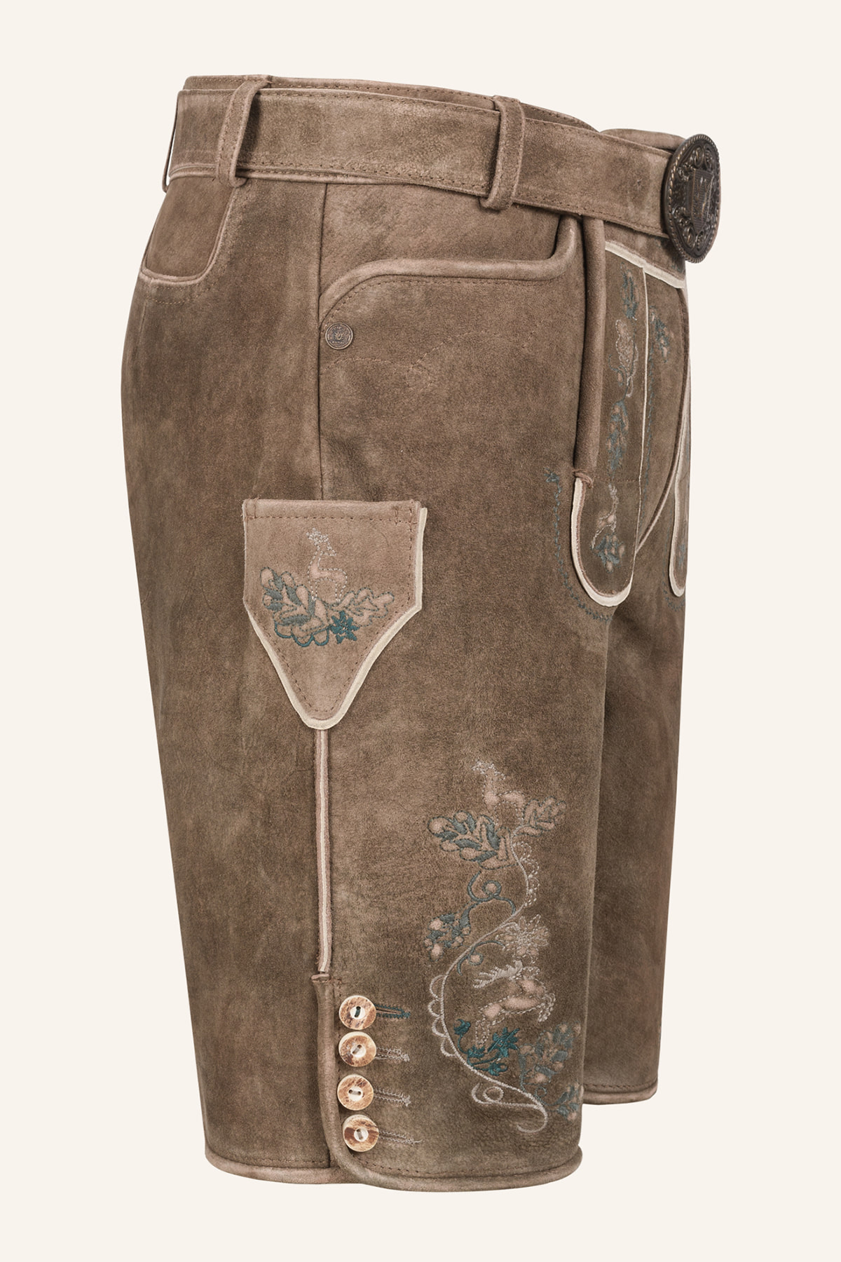 Lederhose Torin met riem