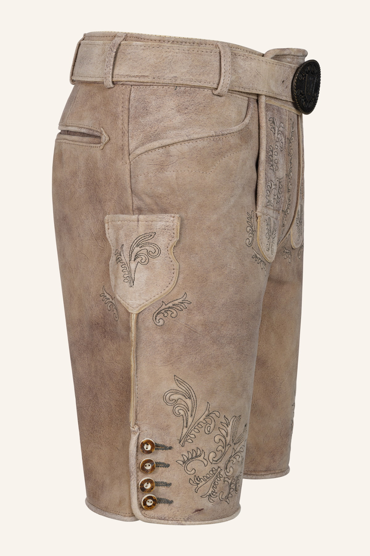 Lederhose Patrizio met riem