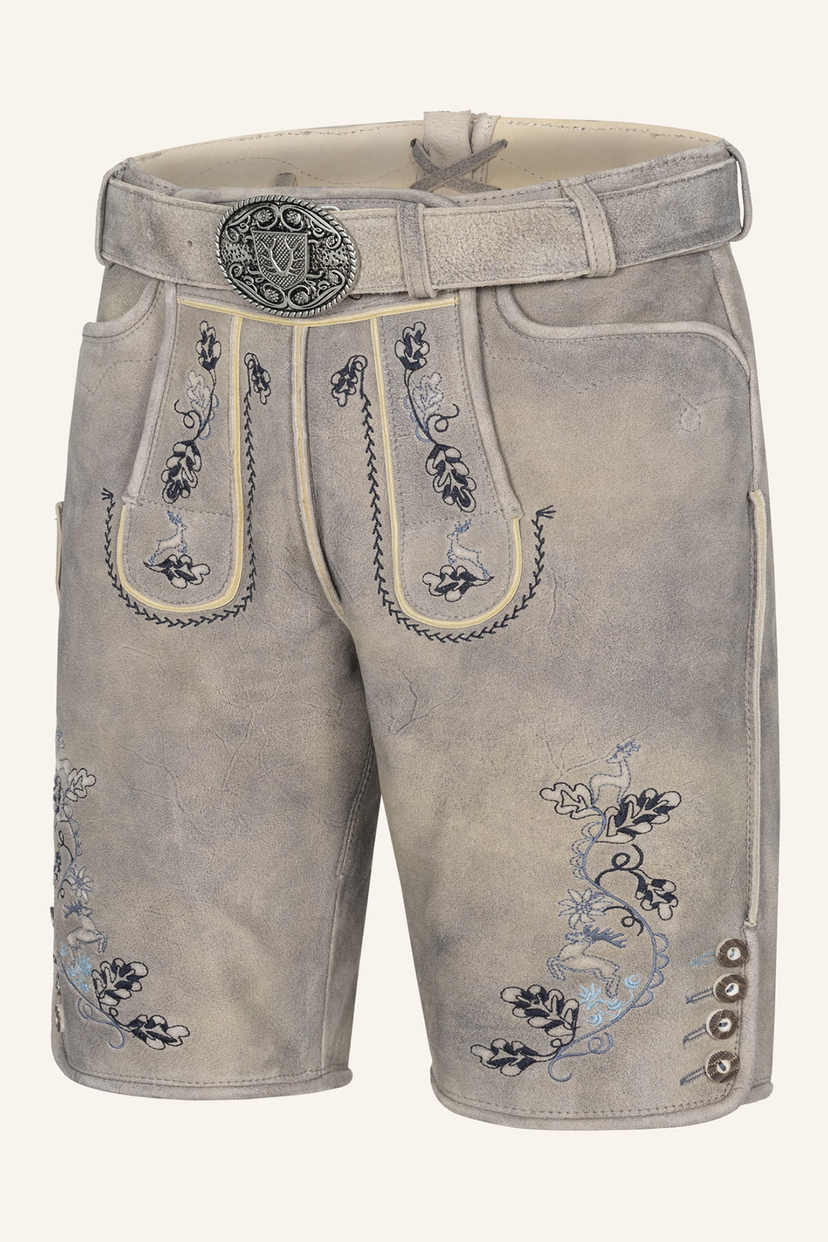 Lederhose Keanu met riem