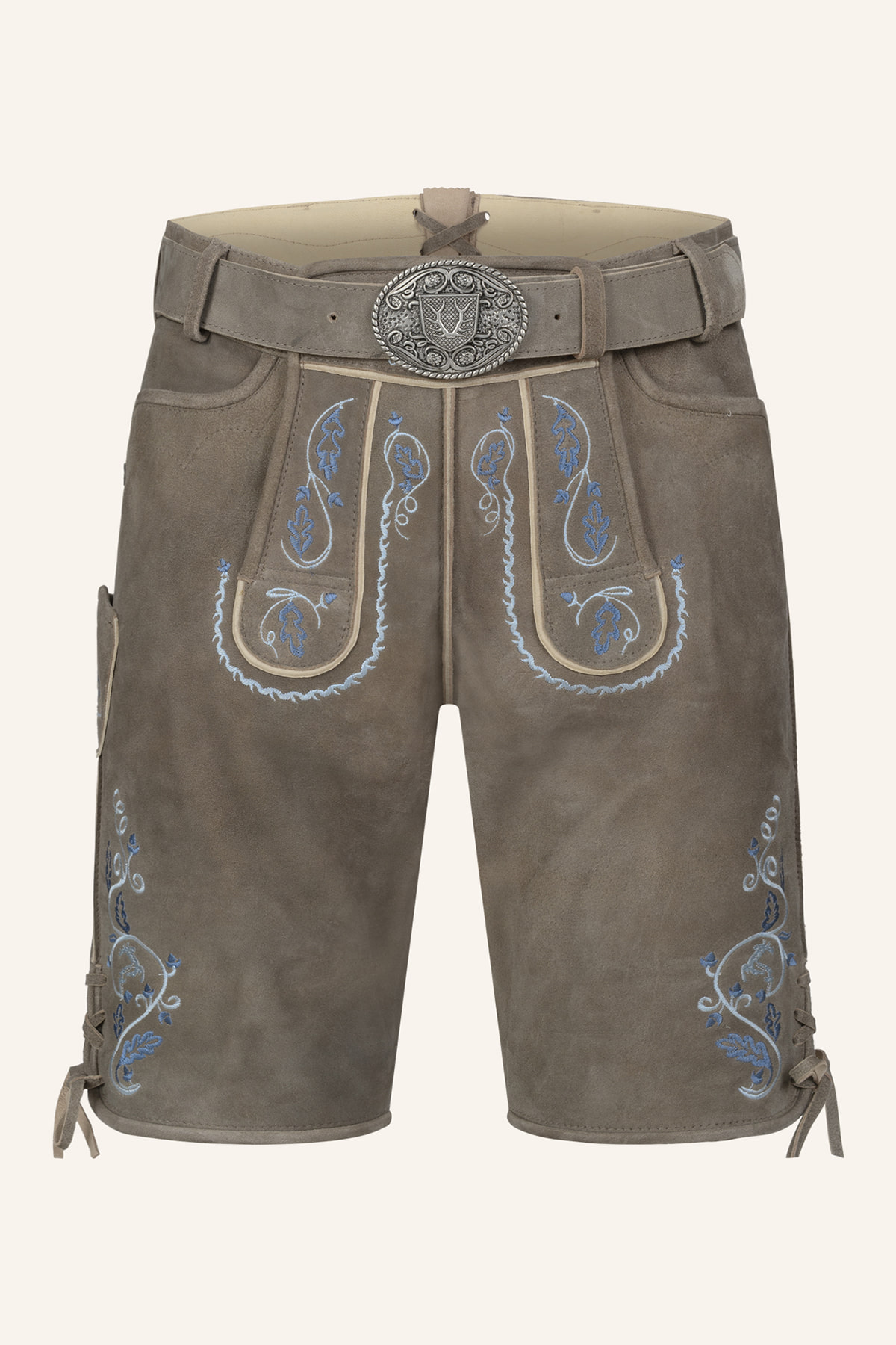 Lederhose Malik met riem