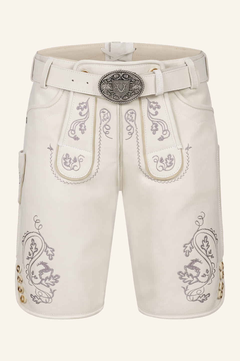 Lederhose Evan met riem