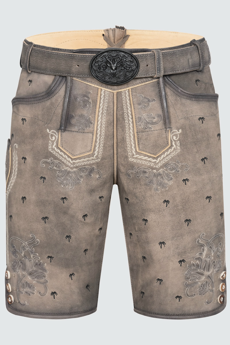Lederhose Benni met riem