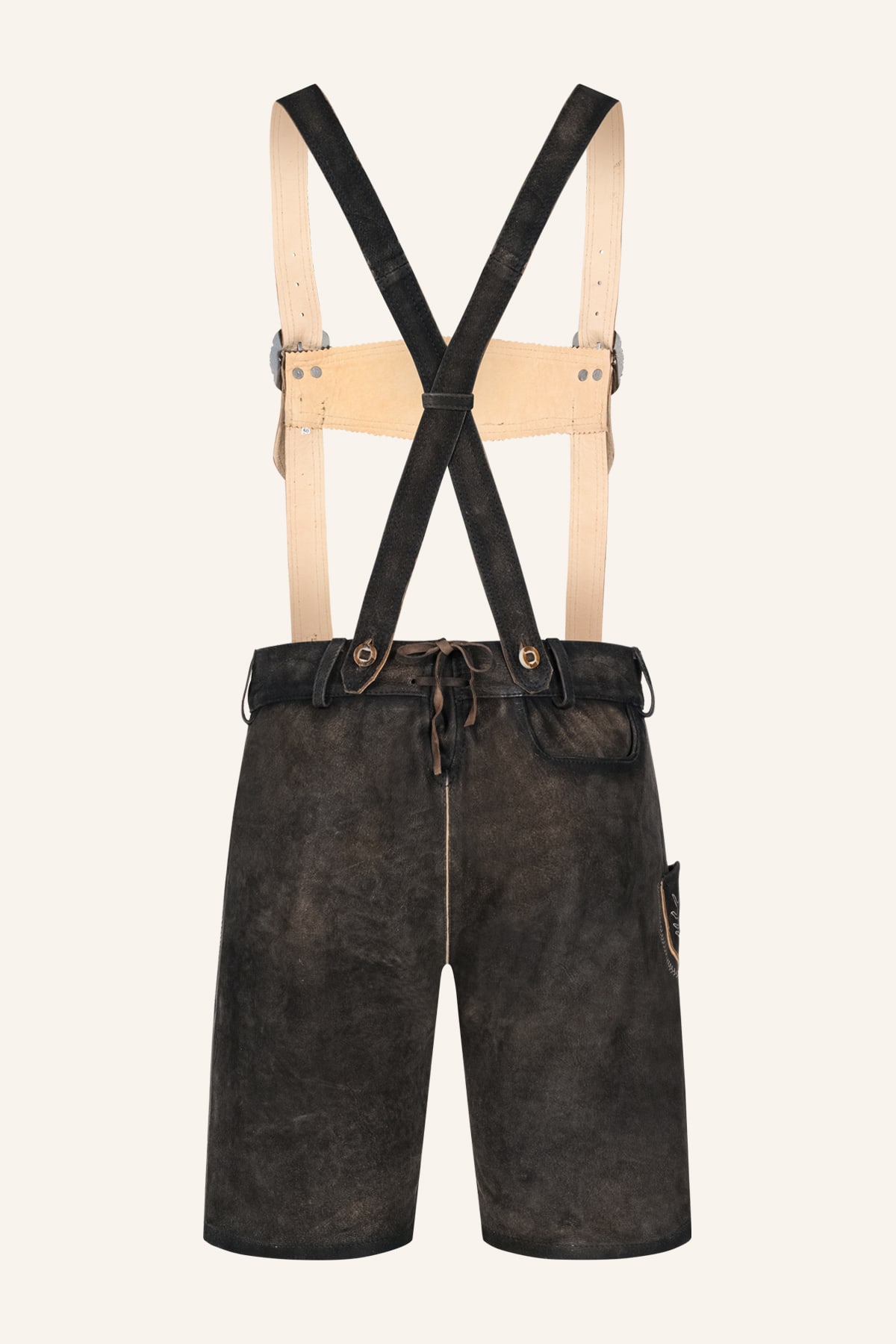 Lederhose Werno met bandjes