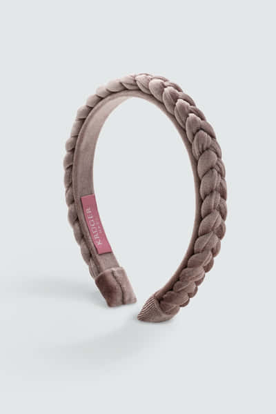 Smalle fluwelen haarband