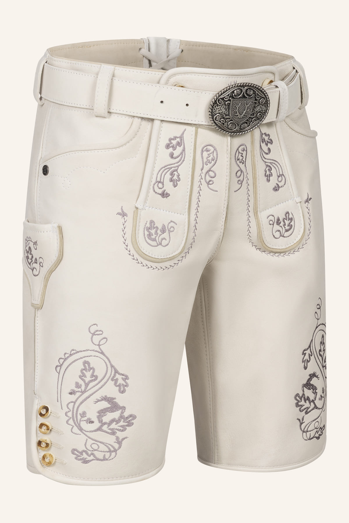 Lederhose Evan met riem
