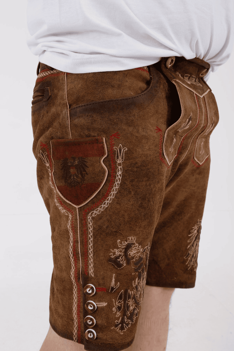 Lederhose Mei Hoamat met riem