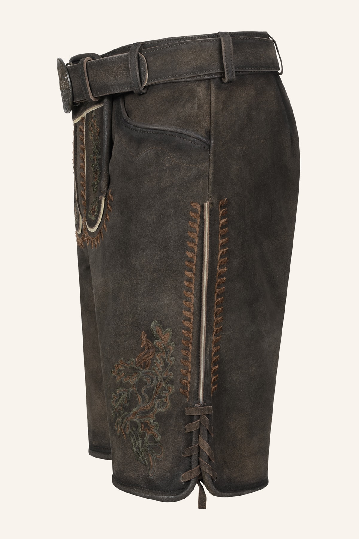 Lederhose Elliot met riem