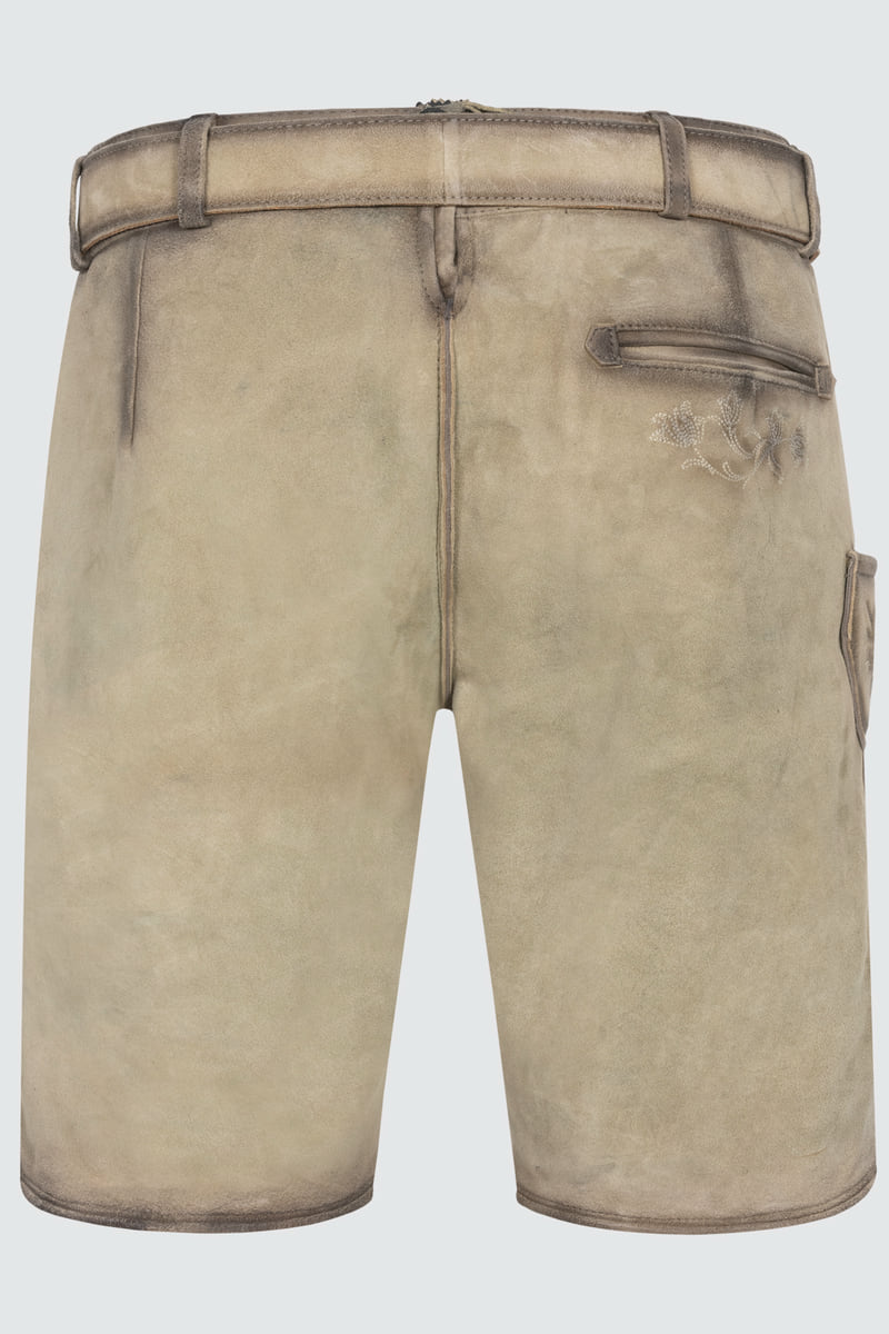 Lederhose Kai met riem