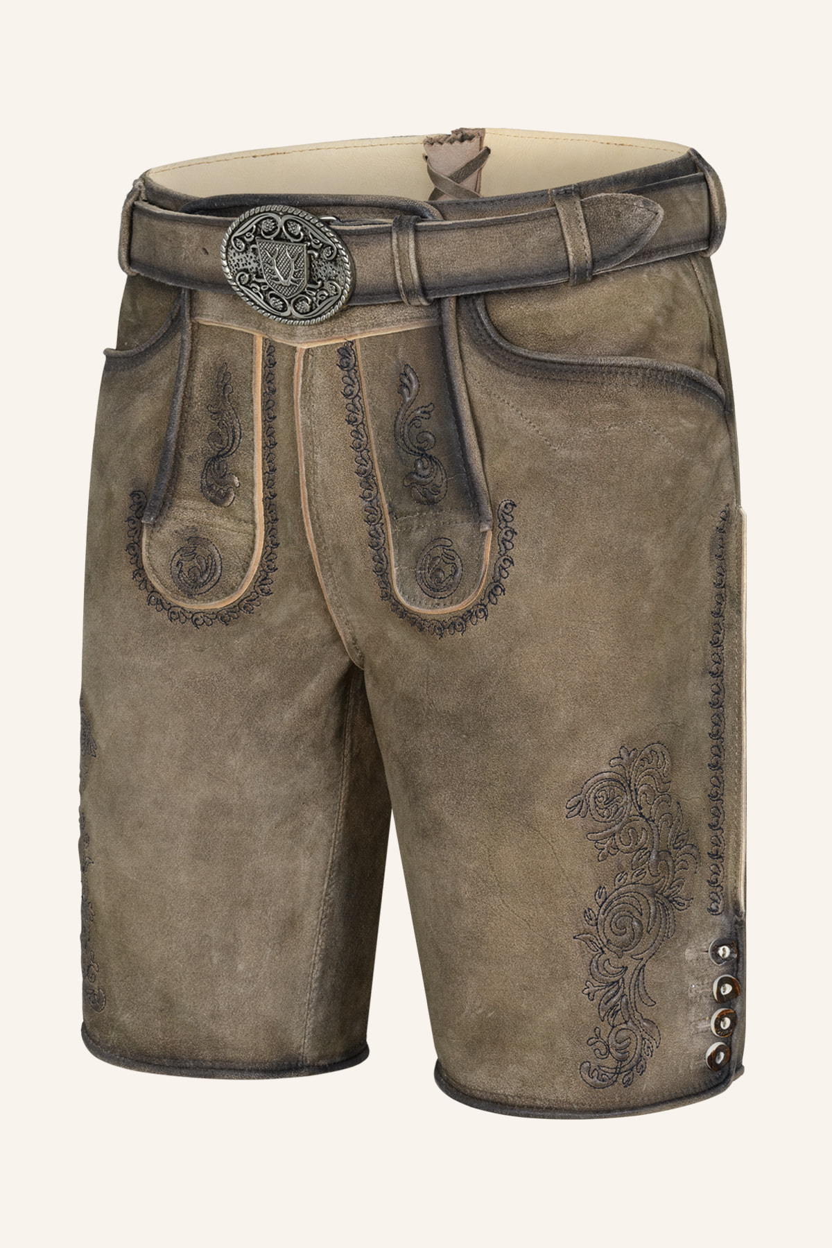 Lederhose Ramiel met riem