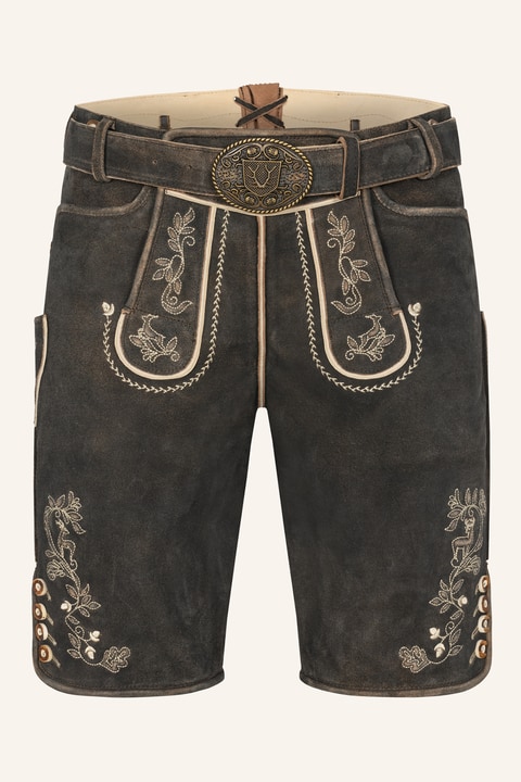 Lederhose Arendt met riem