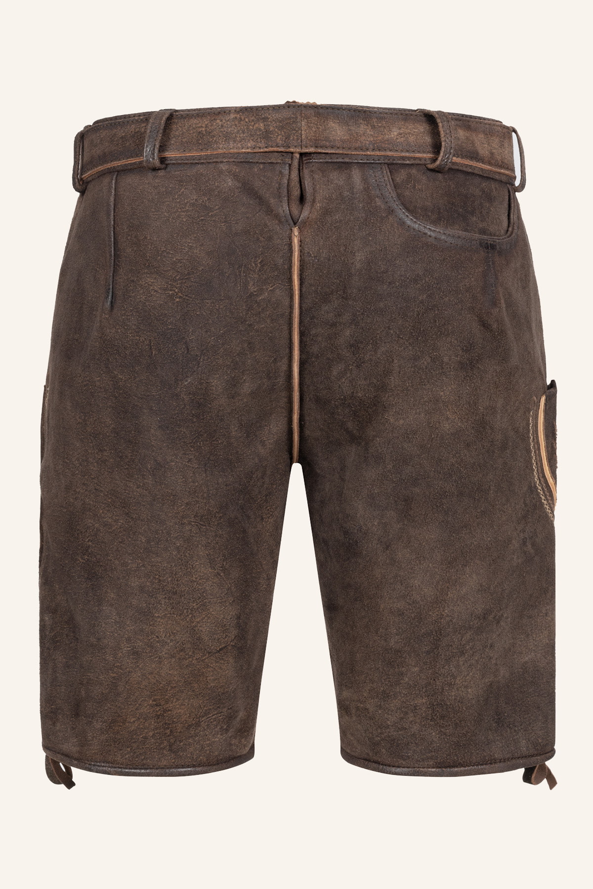 Lederhose Roger met riem