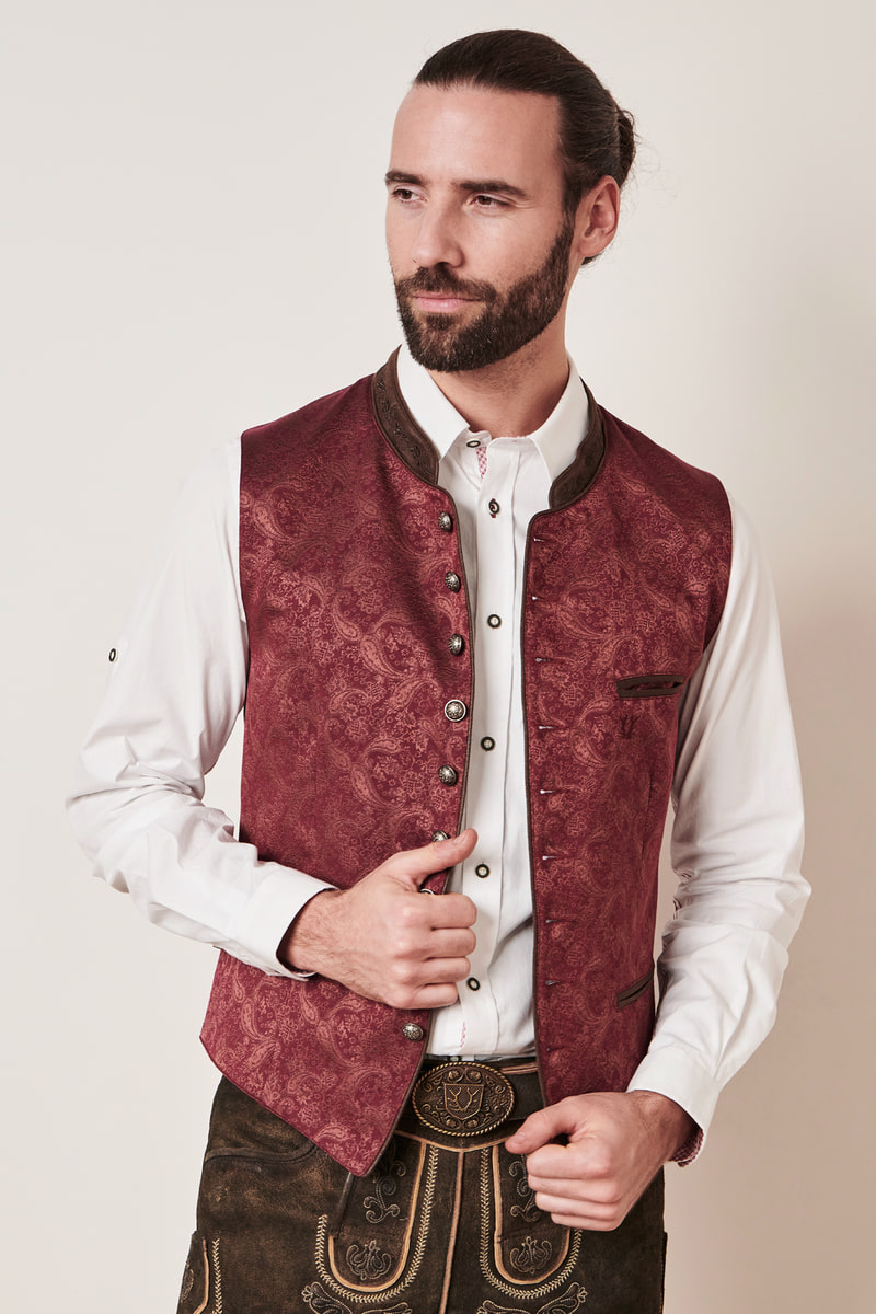 Trachten vest Leano