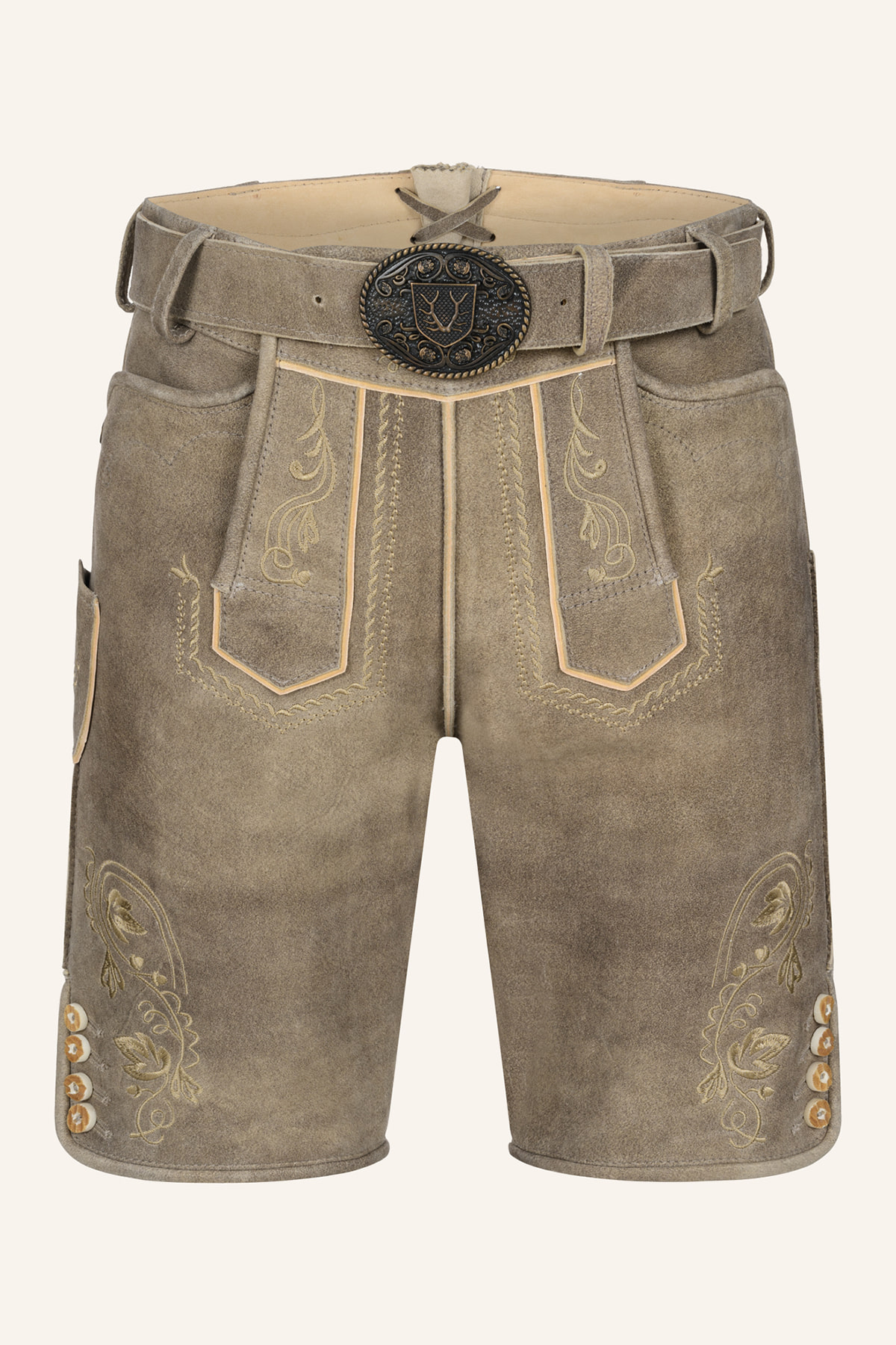 Lederhose Iwan met riem