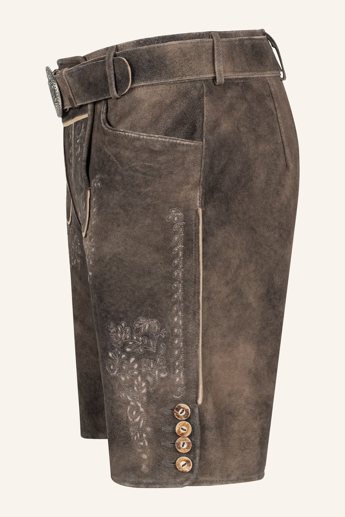 Lederhose Ron met riem