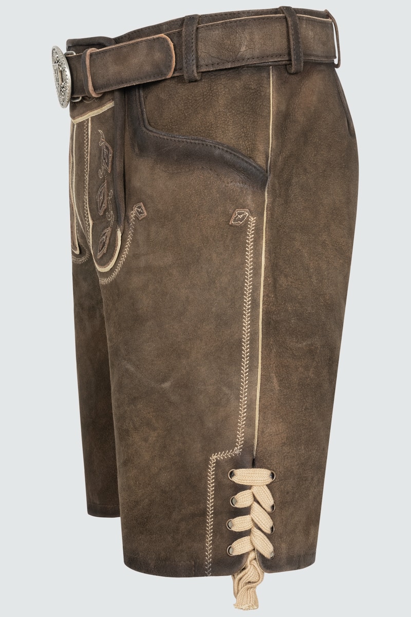 Lederhose Werner met riem