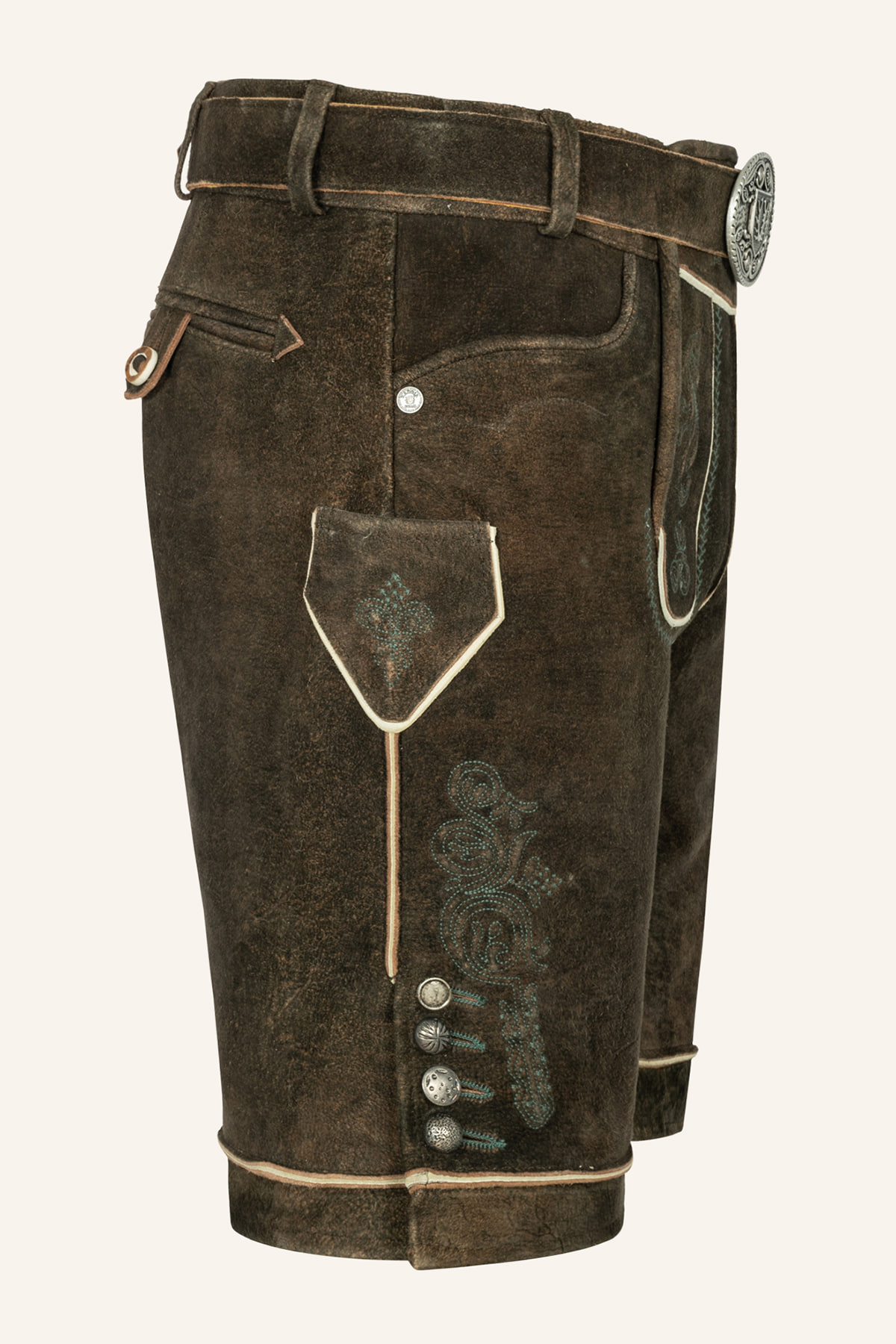 Lederhose Jayden met Riem
