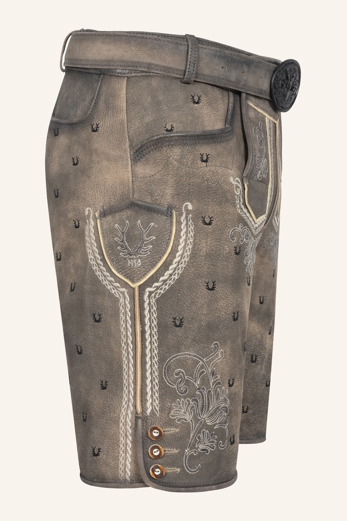 Lederhose Harvey met riem