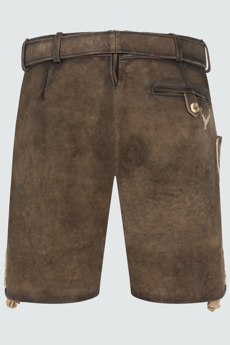 Lederhose Werner met riem