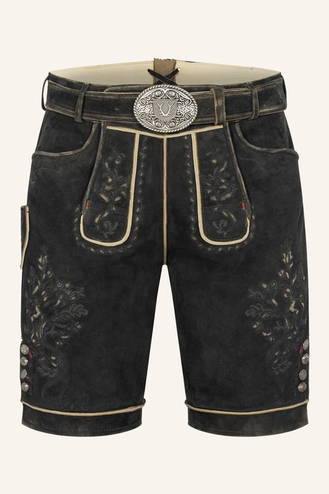 Lederhose Kuno met riem